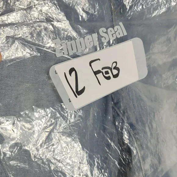 Buffalo David Bitton Blue Cotton Blend High-Rise Slim Fit Stretch Jean Size 10 - Picture 16 of 16